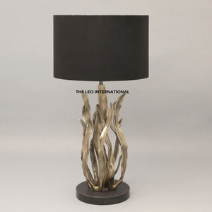 Minimalist Modern <b>Lamp</b> Perfect <b>For</b> Home Hotel Restaurant Black <b>Shade</b> Geometric Shape Golden Plated Metal - Product Image 1