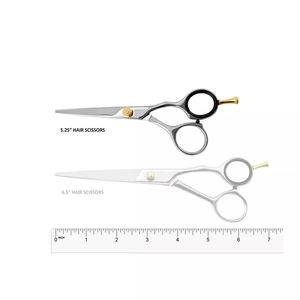 กรรไกรตัดผมเหล็ก5.5เยอรมันกรรไกรตัดผมพร้อมสกรูปรับได้ - Product Image 3