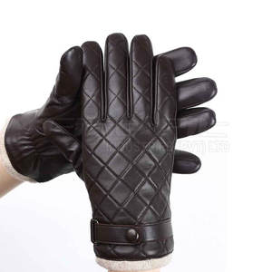 Precio superior Nuevo diseño Guantes de cuero Respetuoso con el medio ambiente Cuatro estaciones Escena informal Mejor material Compatible con pantalla táctil - Product Image 1