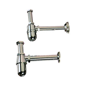 Sifone a Bottiglia in Ottone Cromato Gr 1 1/4 - Product Image 1