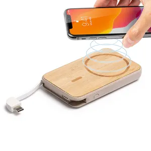 Power Bank in Bambù Corry, Gadget Promozionali Personalizzati - Product Image 5