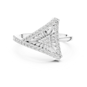 Bague en or jaune 14 carats vintage avec diamant rond cultivé en laboratoire pour femmes |   Fiançailles, mariage et cadeaux |   Vêtements de soirée certifiés IGI - Product Image 3