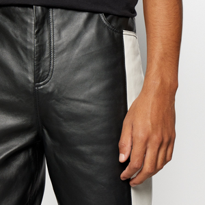 Pantalones de cuero suaves y ajustados para hombre, elegantes, cómodos, duraderos, de alta calidad, transpirables a la moda - Product Image 5