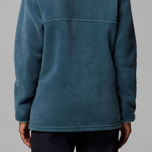 Sweat-shirt pour femmes tendance de style streetwear à manches longues avec col boutonné et logo personnalisé pour les acheteurs en gros, vêtements décontractés à prix avantageux - Product Image 6