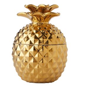 Bol en forme d'ananas poli or, vaisselle de Ramadan, bol au meilleur design, bol à dessert classique, vaisselle, bol à dattes - Product Image 1