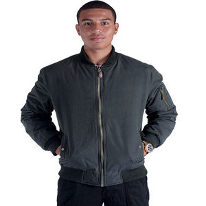 2024 élégant surdimensionné Vintage Bomber veste hommes grandes tailles respirant Denim Stand décontracté rue teint nouveauté évaluation - Product Image 3