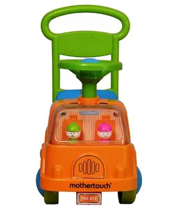 畅销盒子设计带手柄转向玩具开口储物10厘米深座椅婴儿四轮塑料女孩男孩玩具