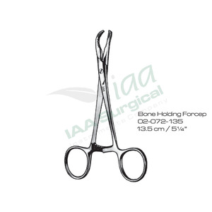 Pinzas de Sujeción Ósea de Acero Inoxidable Quirúrgico de 13.5 cm, Pinzas de Reducción Ortopédicas para Cirugía Humana y Veterinaria, Certificación CE e ISO - Product Image 3