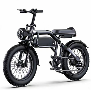<b>Electric</b> Folding Bike 20 Inch Fat Tire 1500W Brushless Motor 60V Lithium Battery Front Suspension Disc Brake Digital Display - Product Image 3