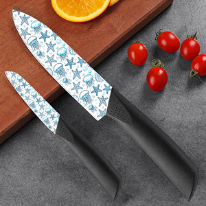 Juego de Cuchillos de Cocina Profesional de Cerámica Superafilada, 5 Piezas, Diseño Ambidiestro, Apto para Lavavajillas, Rápido, Precio de Fábrica - Product Image 3