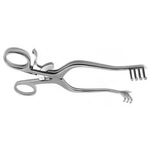 Écarteurs Weitlaner 4.5 "/5.5"/6.5 "/7" Blunt 3x4 Prong Instruments chirurgicaux vétérinaires en acier inoxydable Écarteur à retenue automatique - Product Image 1