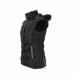 Dernier modèle Design Gilet sans manches à capuche et fourrure Haute performance Gilet bouffant d'équitation de style occidental pour femmes avec logo personnalisé - Product Image 2