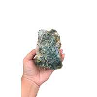 Vente en gros d'agate verte naturelle brute pour la fabrication de bijoux, la sculpture lapidaire et la collection de cristaux