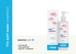 Champú Suave para Bebés TTO 200ml, Limpiador Delicado con Aceite de Árbol de Té, Pantenol y Glicerina, Hidratante y Antibacterial para Piel Delicada - Product Image 2