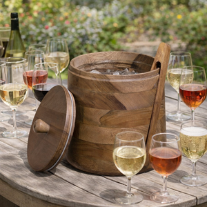 Cubo para almacenamiento de vino, cubo de hielo para barra, soporte para hielo para fiestas, contenedor para enfriar vino, suministros para bar en casa, accesorios para bar. - Product Image 1