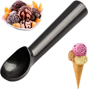 Mayorista Fabricante Herramienta de cocina Diseño de aluminio Cuchara para helado Cucharas antiadherentes anticongelantes Cucharas para helado