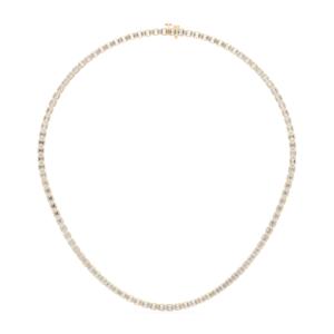 Collar de ajuste de bisel clásico de diamante de corte esmeralda de moissanita de 10,00 quilates de 30/925 pulgadas hecho en plata para ella - Product Image 5