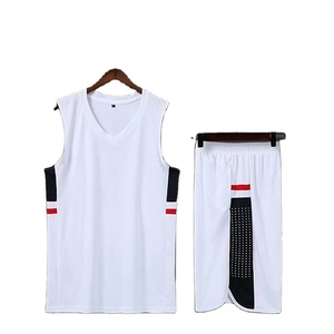 เสื้อบาสเก็ตบอลขายส่ง ชุดแข่งบาสเก็ตบอลชาย เสื้อบาสเก็ตบอลหญิงแบบกำหนดเอง แห้งเร็ว ไม่มีแขน - Product Image 5