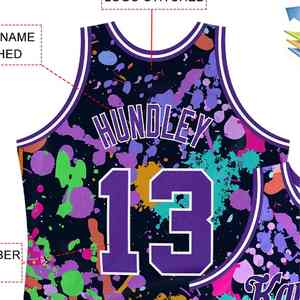 Ensemble d'uniformes de basketball personnalisés respirants, fabriqués en tissu polyester léger pour des séances intenses - Product Image 4