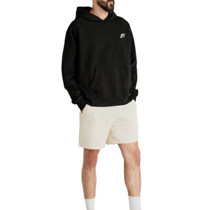 Sweat-shirt à capuche surdimensionné 100 % coton personnalisé avec design anti-boulochage et imprimé en relief - Fournisseur en gros de sweats à capuche - Product Image 3