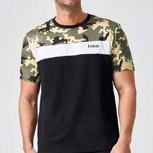 Custom Logo New Fashion Camouflage Printed Casual T-<b>Shirts</b> Plus Size <b>Thermal</b> Streetwear for <b>Men</b> for Summer Outdoor Activities - Product Image 2