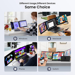 Nhà máy xách tay 14 inch IPS Màn hình máy tính xách tay Extender 1080P FHD Ba hiển thị cho 13-17 "máy tính xách tay - Product Image 2