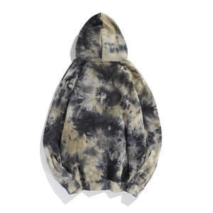 Sudadera con capucha de alta calidad para hombre, ropa de calle de felpa francesa lavada con ácido, teñido anudado personalizado, 100% de algodón para invierno - Product Image 5