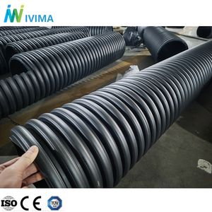 Ligne d'extrusion de tuyaux ondulés à double paroi en plastique à haute efficacité et au design moderne pour les déchets industriels, garantie 1 an - Product Image 4