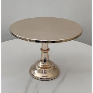 Support à gâteau de luxe en métal doré, plateau de présentation rond moderne pour cupcakes, idéal pour mariages, fêtes et événements, vente en gros - Product Image 4