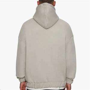 Sweat à capuche oversize à épaules tombantes Streetwear pour hommes Sweat à capuche personnalisé pour hommes - Product Image 4