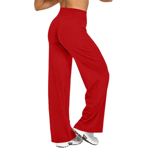 Pantalon droit NCLAGEN en tissu ultra doux, pantalon de yoga pour femme, taille mi-haute, sensation de nu, pantalon de sport pour la course à pied, le Pilates - Product Image 3