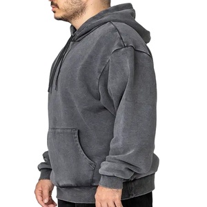 เสื้อฮู้ดดี้ผู้ชายแบบย้อมสีเอซิด น้ำหนักเบา คุณภาพดีที่สุด ขายดีที่สุด กำลังเป็นที่นิยม ราคาขายส่ง เสื้อฮู้ดดี้ผู้ชายแบบย้อมสีเอซิด พร้อมโลโก้สั่งทำ ปี 2026 - Product Image 4