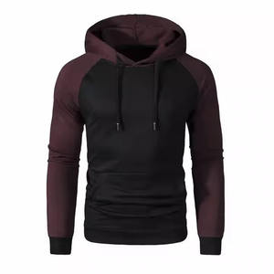Sweat à capuche unisexe noir personnalisé lourd brodé Premium pas cher en coton vierge pour hommes Vente en gros sur mesure - Product Image 1