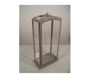 Linterna de vela de hierro y Metal de diseño moderno, Color dorado antiguo, elegante y moderno para decoración del hogar y el jardín, hecha a mano a granel - Product Image 1