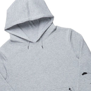 Trajes de sudor lisos personalizados Sudadera con capucha de peso pesado y pantalones de chándal apilados Conjunto de talla grande 100% Chándal de algodón Ropa Hombres - Product Image 6