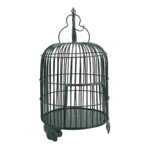 Rustic Metal Bird Cage Durable Iron Hanging Bird House Decorative Outdoor Birdcage for Garden Balcony Backyard and Home Use - Product Image 1
