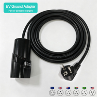 Rallonge robuste avec mise à la terre pour chargeur EV BYD, adaptateur de mise à la terre, rallonge de charge EV portable