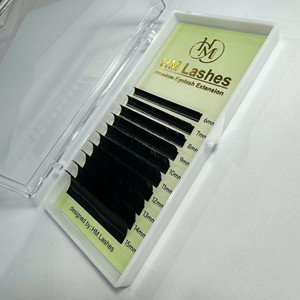 HM New Brand High Professional Proveedor en Vietnam Extensión de pestañas negras de plenitud de visón individual - Product Image 2
