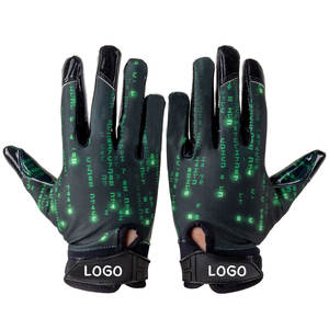 Top Vente Gants De Football Américain Respirants Sur Mesure De Bonne Qualité Hommes Gants De Football Américain - Product Image 1