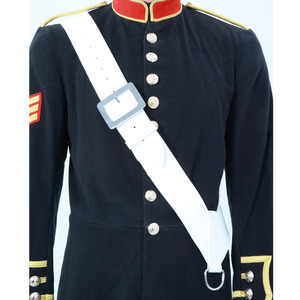 MOD Pattern White Gloss PVC Colour Belt - Product Image 4