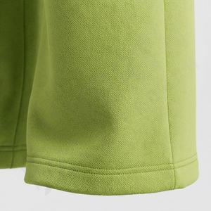 Conjunto de Dos Piezas de Sudadera con Capucha y Pantalones Deportivos para Mujer con Logotipo Personalizado, Estilo Holgado con Hombros Caídos, Felpa Gruesa de Algodón - Product Image 6