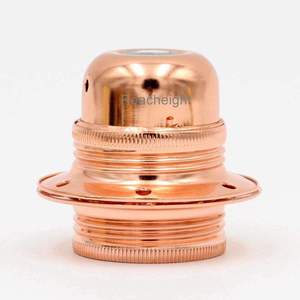 E27 portalampada in metallo con doppio dado ad anello <span class=keywords><strong>per</strong></span> paralume - Product Image 2