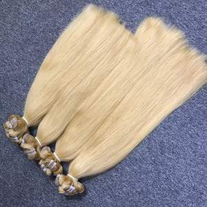 Cheveux naturels vierges de haute qualité une trame plate droite de donneur 100% extension de cheveux bruts pour les femmes - Product Image 5