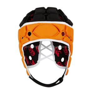 High Quality Custom Soft Shell Rugby Headgear New Design Protective EVA Material <b>Padding</b> Style Helmet Boxing Rugby Made Pakistan - Product Image 6