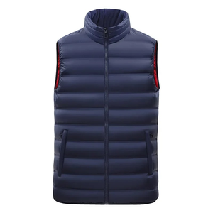 Doudoune matelassée épaisse imperméable coupe-vent à col montant, style classique d'hiver, manteau chaud et portable - Product Image 5