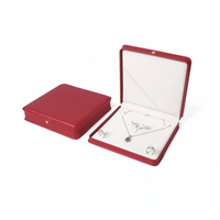 Boîte de présentation de bijoux de luxe personnalisée en cuir PU, avec élastiques, pour rangement de colliers, bagues et boucles d'oreilles en forme de cône, idéale pour les voyages