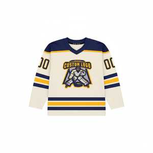 เครื่องแบบทีมเสื้อมีฮู้ดเสื้อฮอกกี้น้ำแข็งสั่งทำตามแบบ - Product Image 4