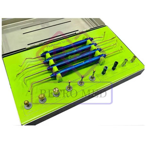 Kit de levage de sinus en platine Approche latérale et crestale d'implant dentaire avec bouchons fraises diamantées PAR MEDICAB INSTRUMENTS - Product Image 4