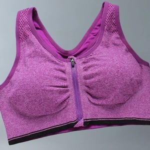 Soutien-gorge de sport sans couture léger à soutien élevé pour femmes vêtements de fitness à séchage rapide impression de logo personnalisé respirant grande taille - Product Image 3