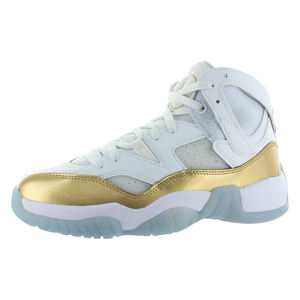 Nike Jumpman รองเท้าผู้หญิงสองสี: สีขาว/สีดำ/โลหะทอง100% แท้ - Product Image 1